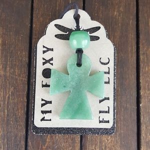 Aventurine Ankh Pendant Handmade Necklace